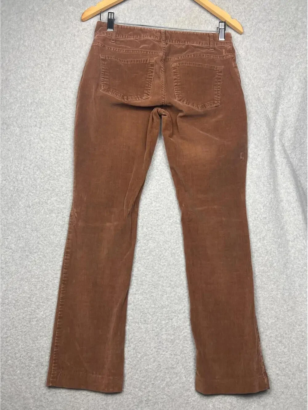 J Jill Corduroy Slim Leg Pants Women's Petites Size 2 Casual Rust Brown Simple